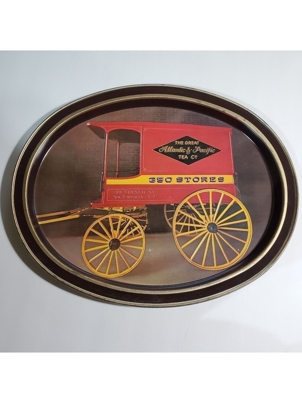 Vintage Great Atlantic & Pacific Tea co serving tray